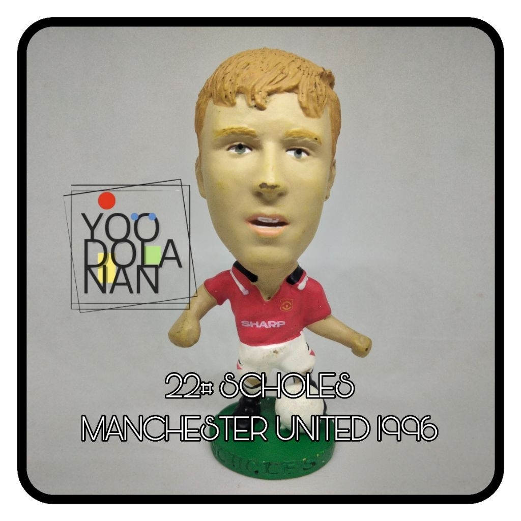 22# SCHOLES - MANCHESTER UNITED 1996 CORINTHIAN PROSTARS FIGURE PEMAIN BOLA