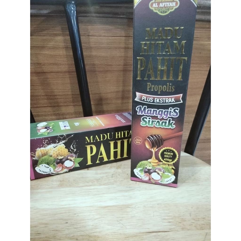 

madu hitam propolis plus ekstrak manggis sirsak