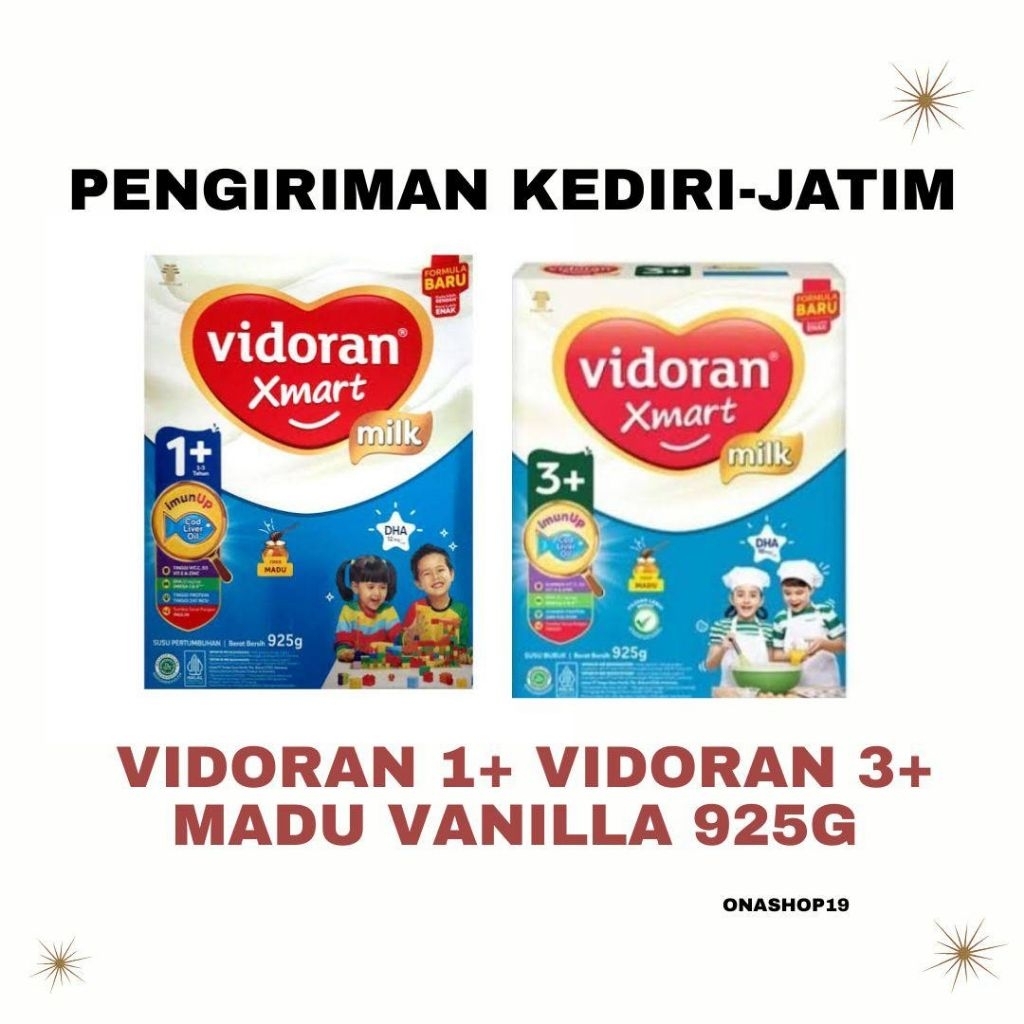

VIDORAN 1+ 3+ MADU VANILA 925GR