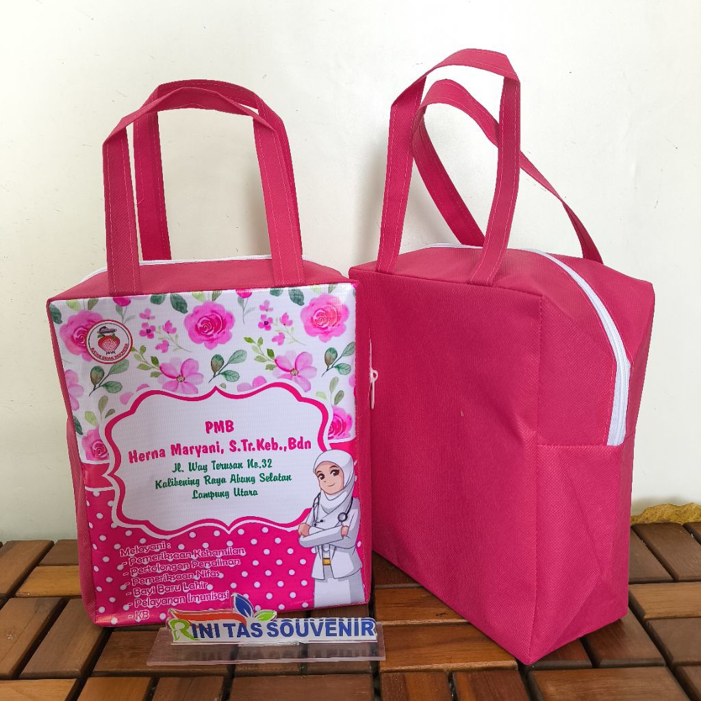 

Tas souvenir resleting bidan murah Tas Bidan Resleting