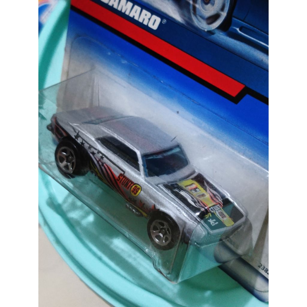 Hotwheels Blue Card 67 Camaro Collector #1014 Open Kap Langka VVHTF