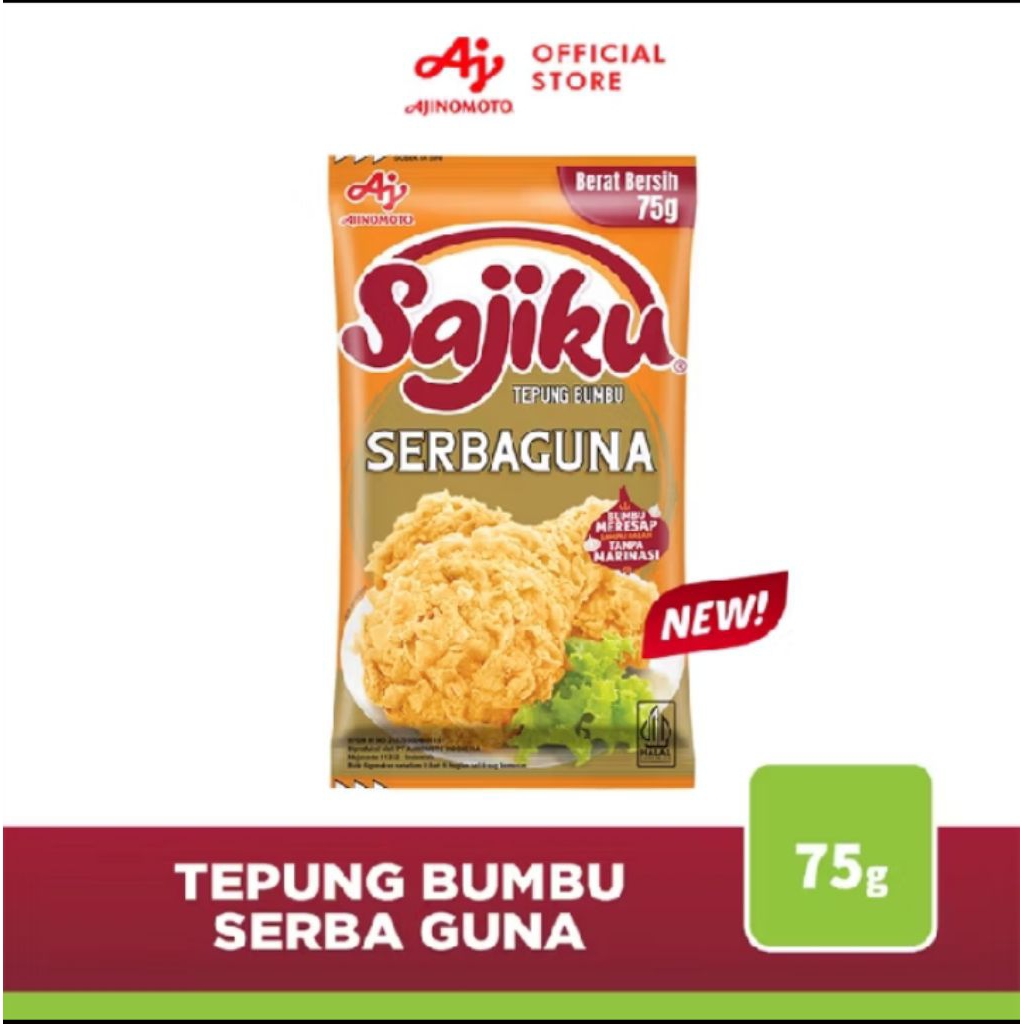 

Sajiku Tepung Serbaguna 75gr Sachet