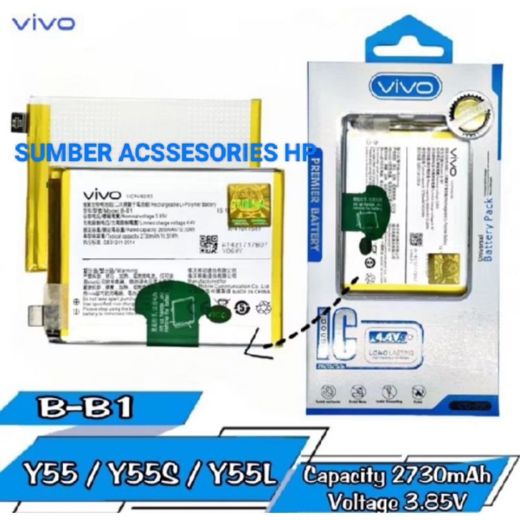 BATERAI ORIGINAL  VIVO  Y55 / Y55S / Y55L / B-B1/BATERAI BATRE