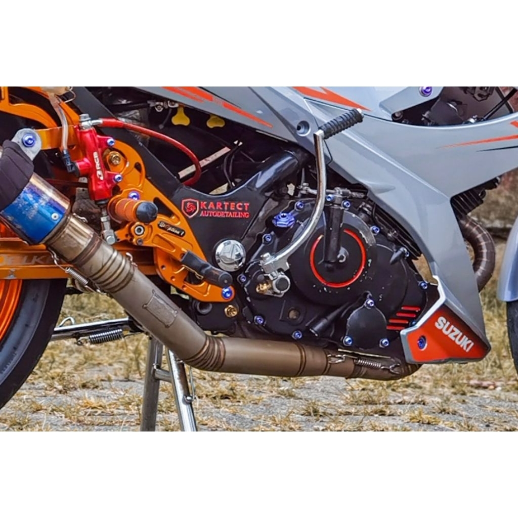 Header Knalpot WRX RS200 SB inlet 50mm satria fu