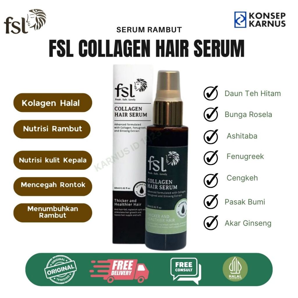 FSL Collagen Hair Serum - Konsep Karnus