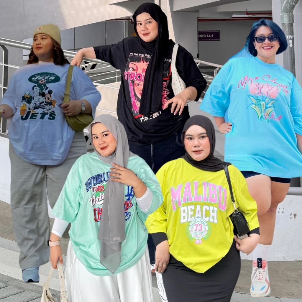 KAOS  OVERSIZE | Sampai LD 150cm 