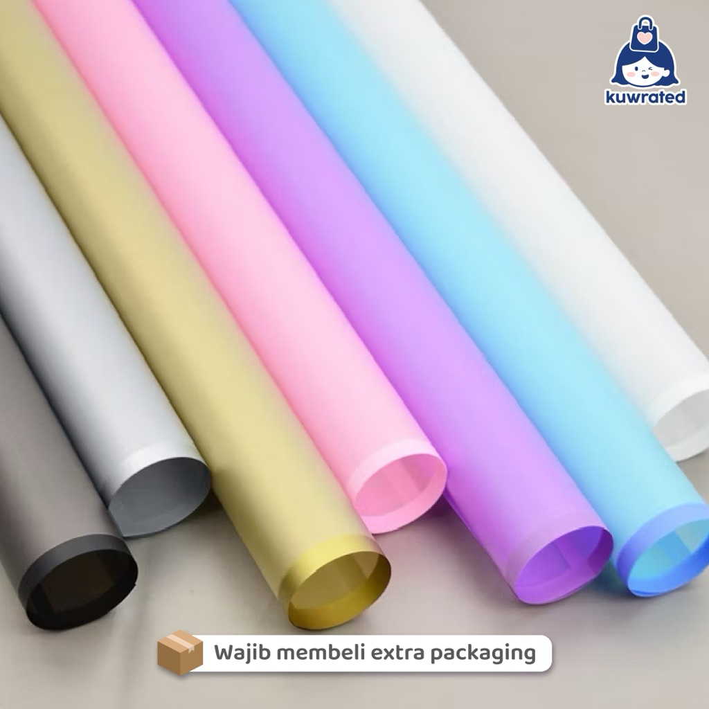 

(20 LEMBAR) LINE COLOR CELLOPHANE FLOWER WRAPPING TRANSPARANT LIST PAPER FLORIST KERTAS BUKET BUNGA CELLOPHANE PREMIUM QUALITY PACK TERMURAH