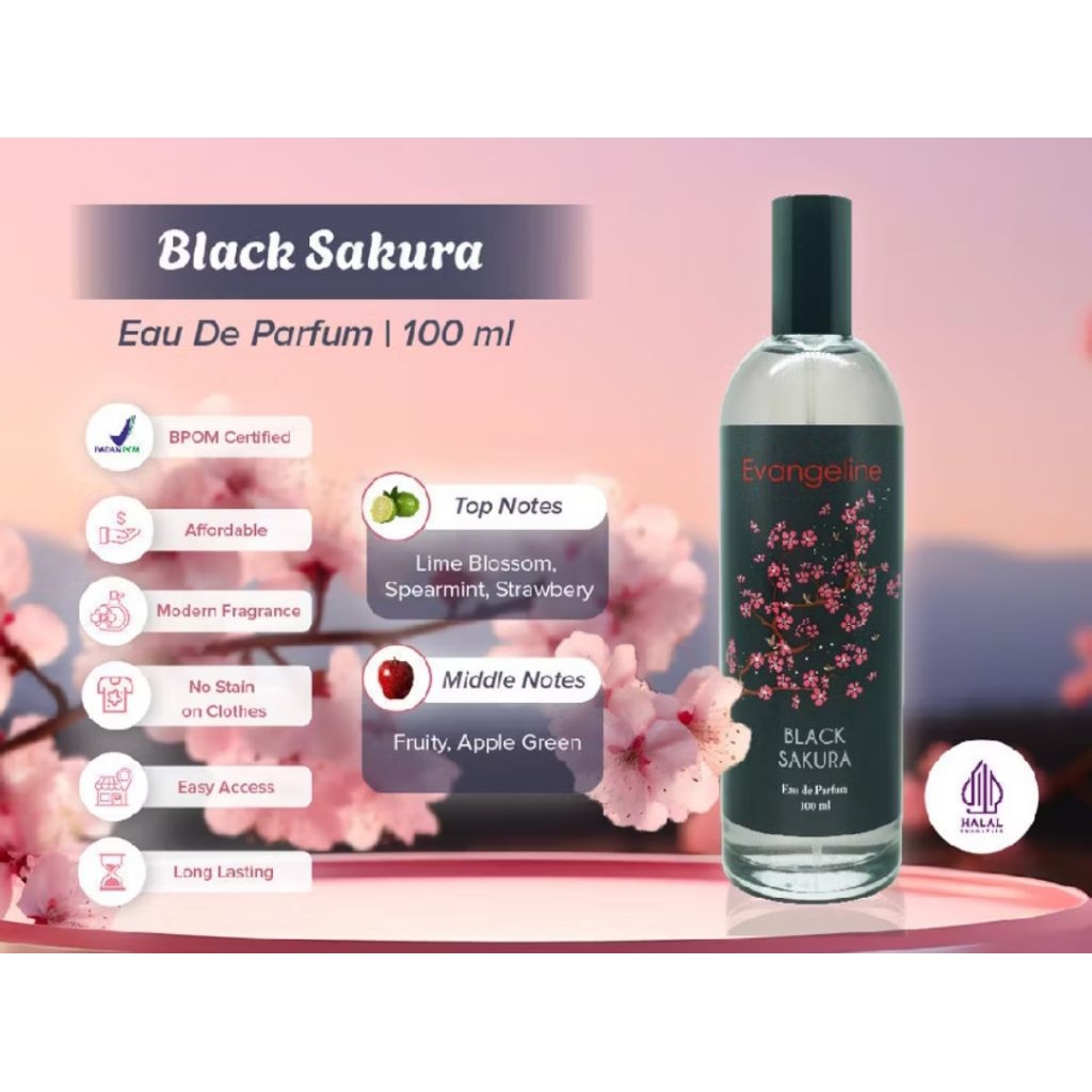 Evangeline Black Sakura Eau De Parfum