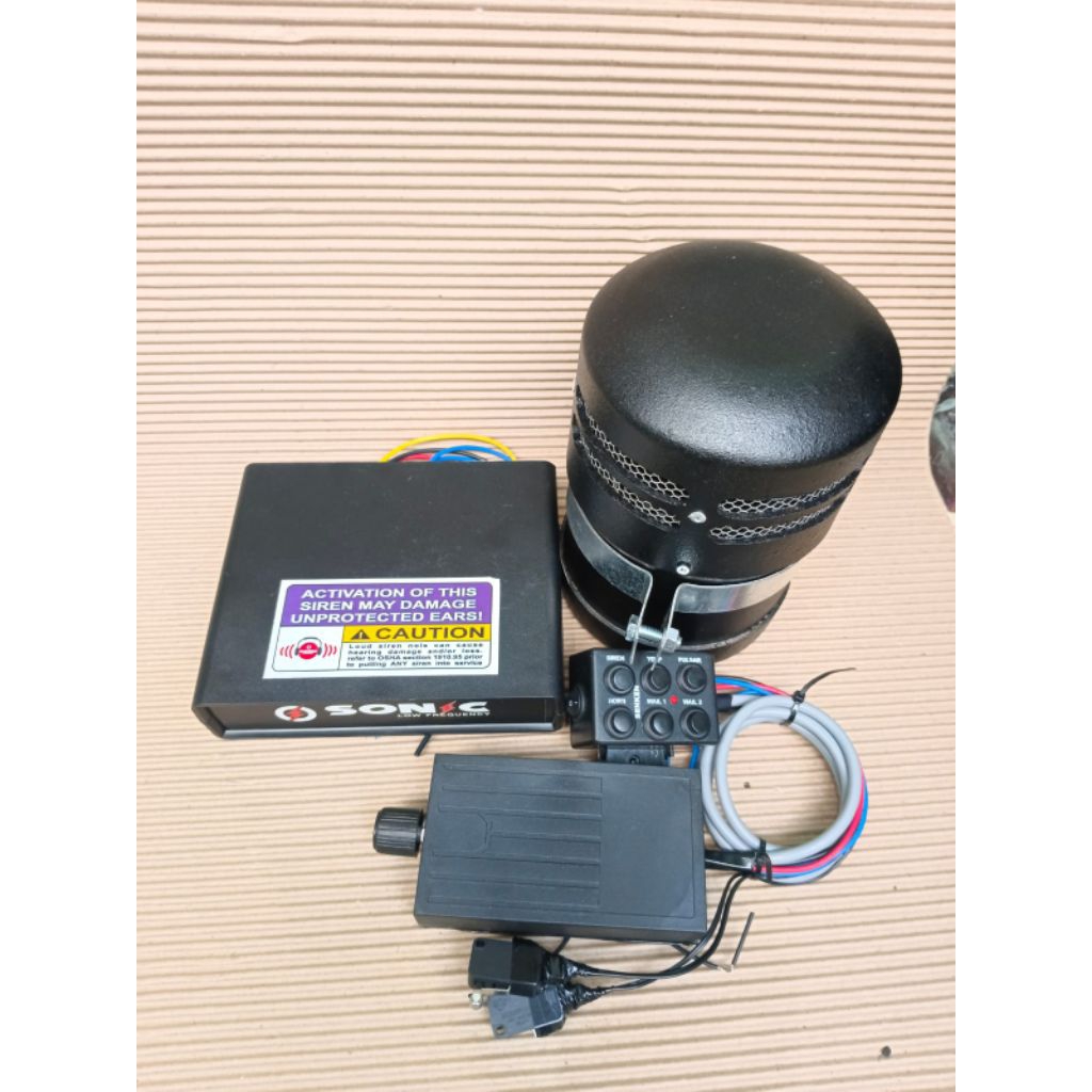 lowfreq 4in 100WATT+Modul sirine senken 6suara 60Watt