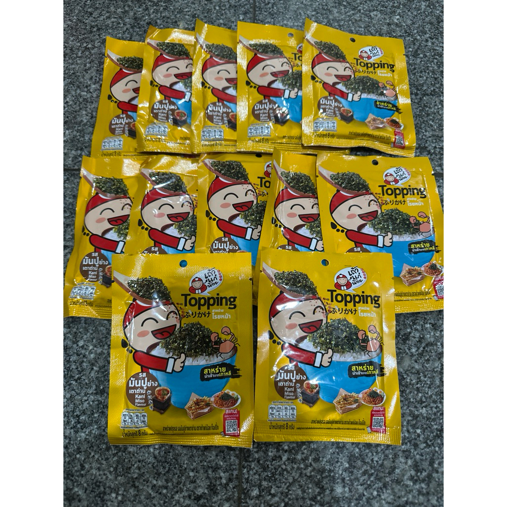 

TOPPING TAOKAENOI SEAWEED KANI MISO 8gr