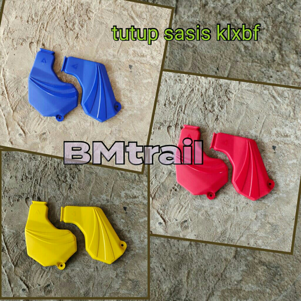 COVER SASIS KLX BF TUTUP RANGKA KLXBF TRAIL SUPERMOTO