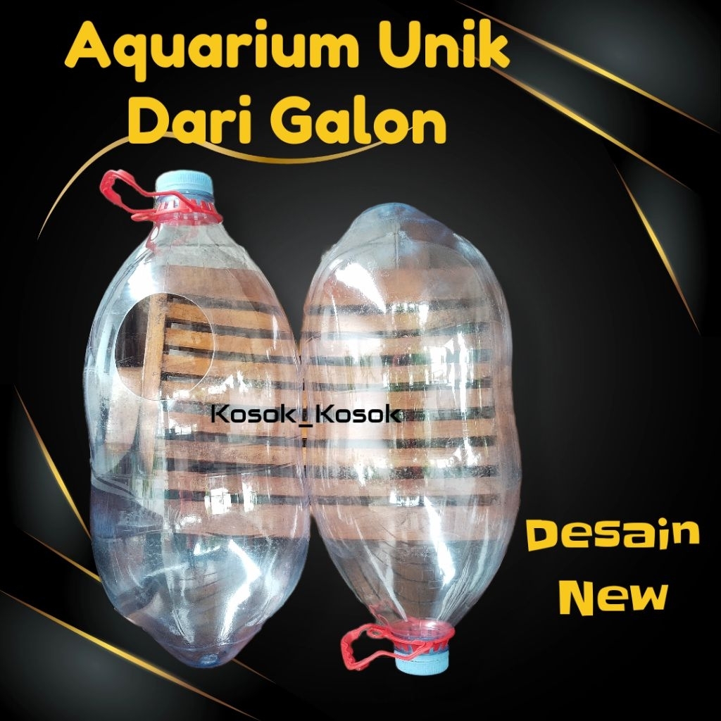 Aquarium Galon Bentuk Unik Termurah