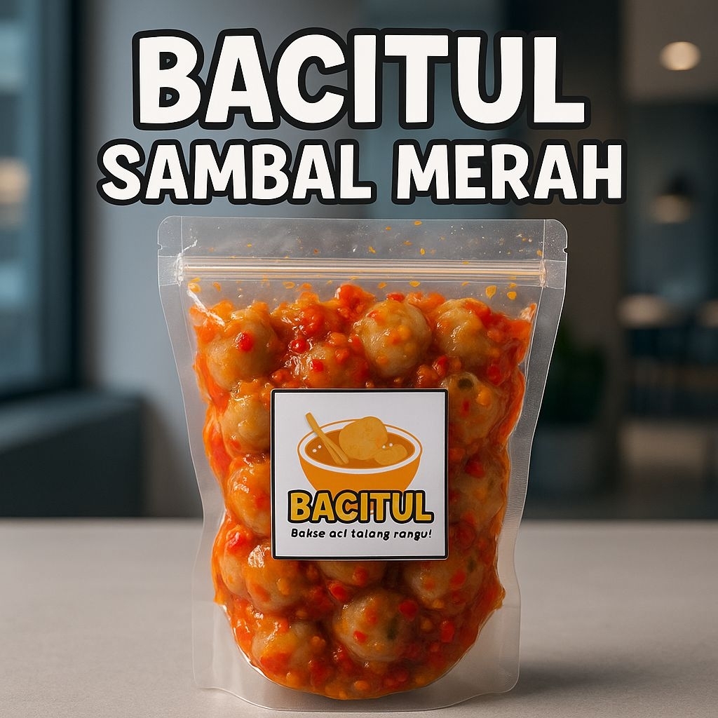 

Baso aci tulang rangu sambal geprek 250 gr,bacitul instan