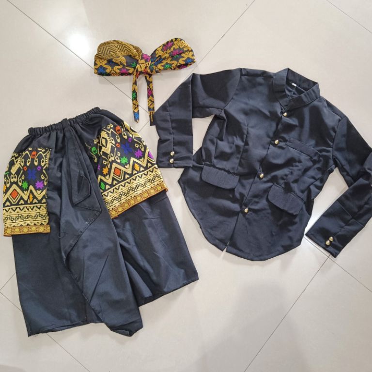 KODE J97I Baju Pegon Adat Sasak Lombok Anak Laki Laki Nyaman
