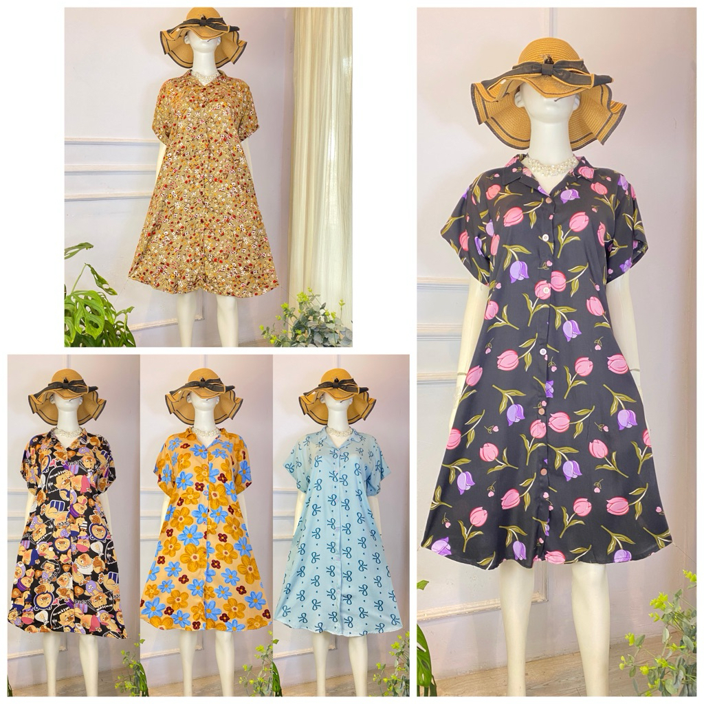 DASTER Dress Fairi DASTER KERAH PREMIUM Daster BUSUI BUMIL DAster terbaru Daster kekinian Daster MOT