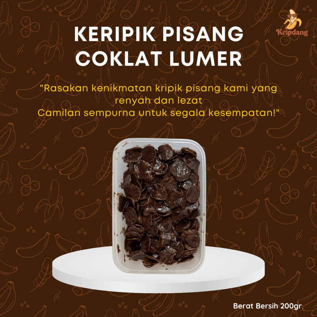 

Keripik Pisang Coklat Lumer [ Kripdang ]