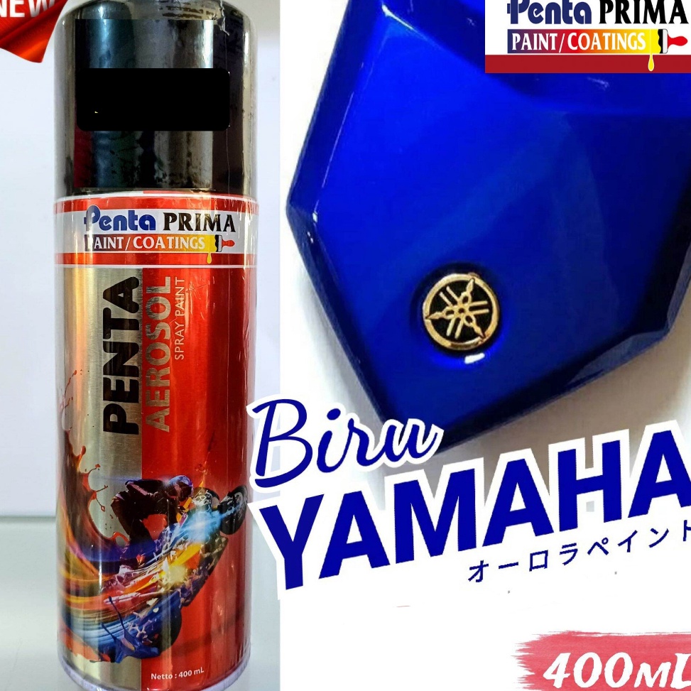 KODE L6V Pilok Biru Yamaha Movistar Deep Blue Purplish Penta Cat Semprot Motor Mobil Velg