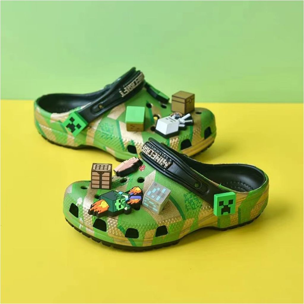 sandal anak Crocs Minecraft/ crocs anak Minecraft/ crocs anak-anak size 27-35