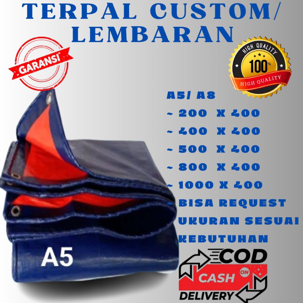 terpal gelaran atap warung tenda