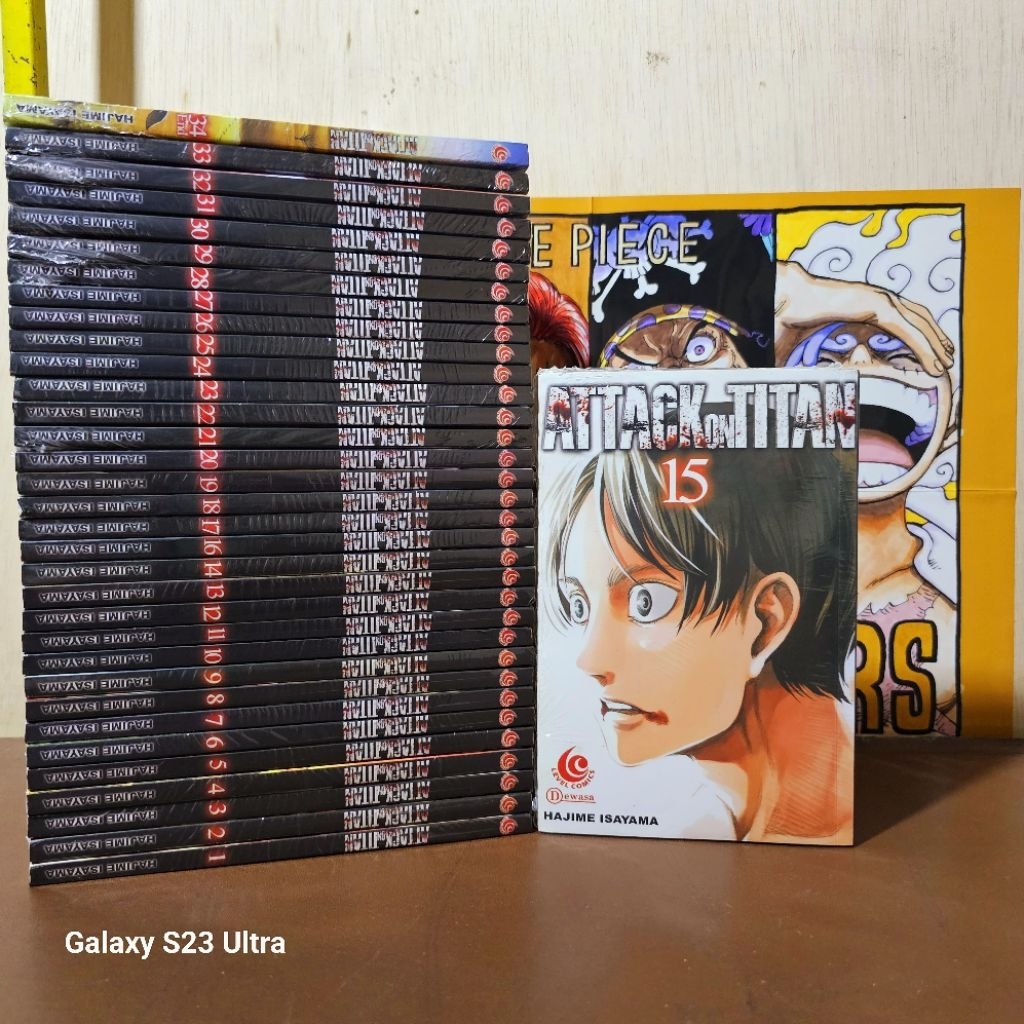 Komik Attack on titan 1-34 tamat fullset bonus 1komik