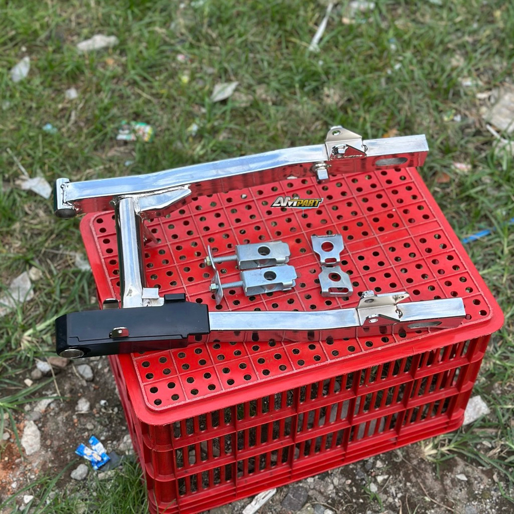 SWING ARM KAZZE KAZE PNP CB BEGEL PANJANG CROM SET SETELAN RANTAI