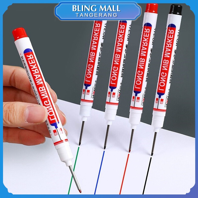 

KODE T37Y 1PCS Long Head Marker Anti Air Long Nib Marker Multiguna Spidol Kepala Panjang 2mm