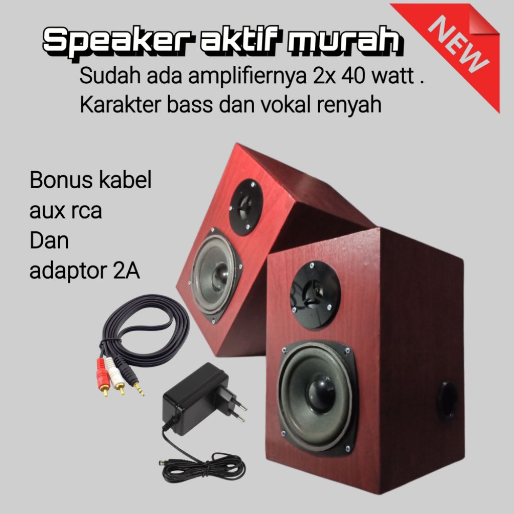 speaker aktif speaker 4 inch super bass