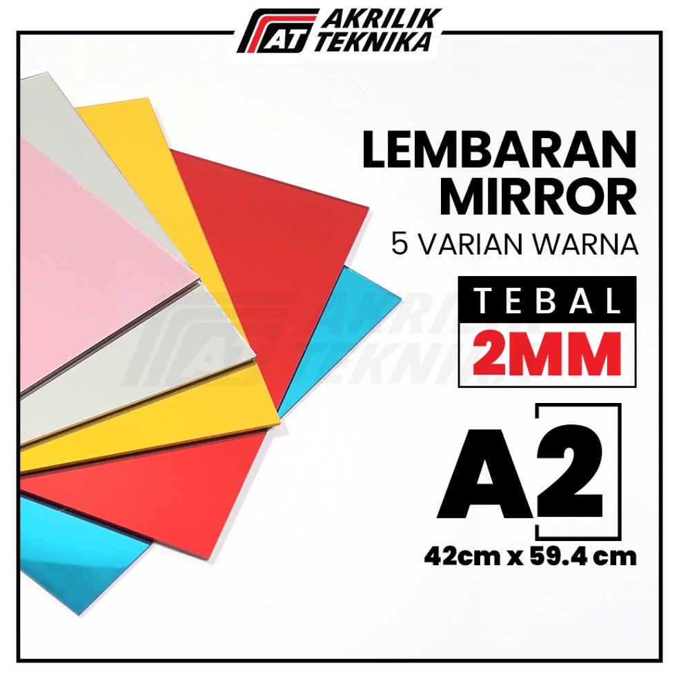 

KODE M3J Akrilik Mirror A2 Gold Silver Rose Gold Acrylic Sheet Mirror Lembaran Kaca Cermin