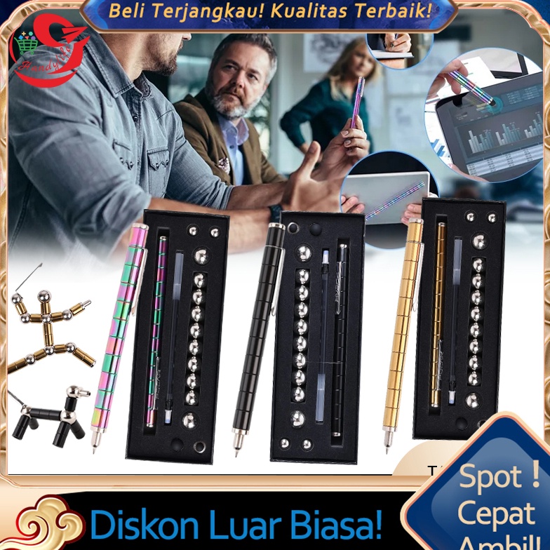 

KODE V62W Fidget Pen Jari Magnetik Untuk Pereda Stress Di Kantor Sekolah Produk Baru Untuk De Stress