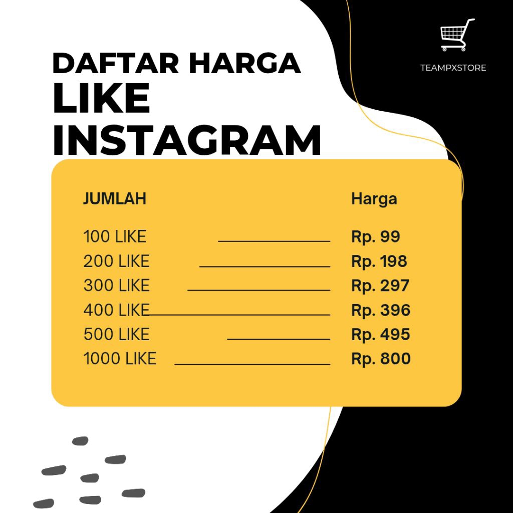 TEAMPXSTORE ~ INSTAGRAM LIKES TERMURAH BERGARANSI