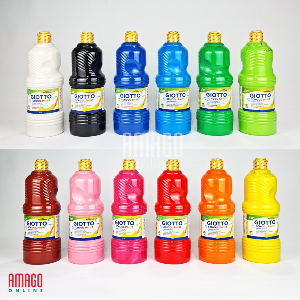 

GIOTTO School Paint 1 ml Cat Air Cat Poster Lukis Sekolah 1 liter pilih warna KODE X2N1