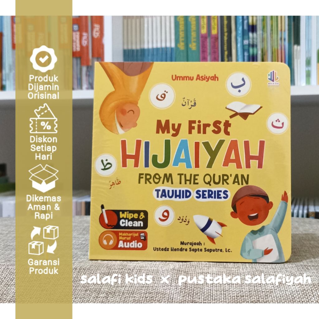 Buku Anak My First Hijaiyah from The Quran: Tauhid Series - Maalik Kids