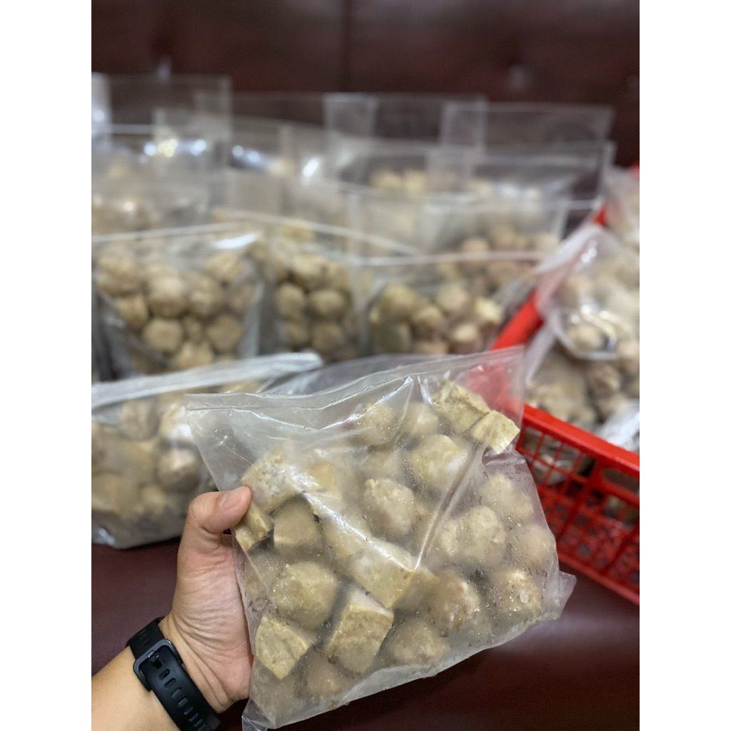 

Homemade bakso campur frozen bakso bulat bakso kotak
