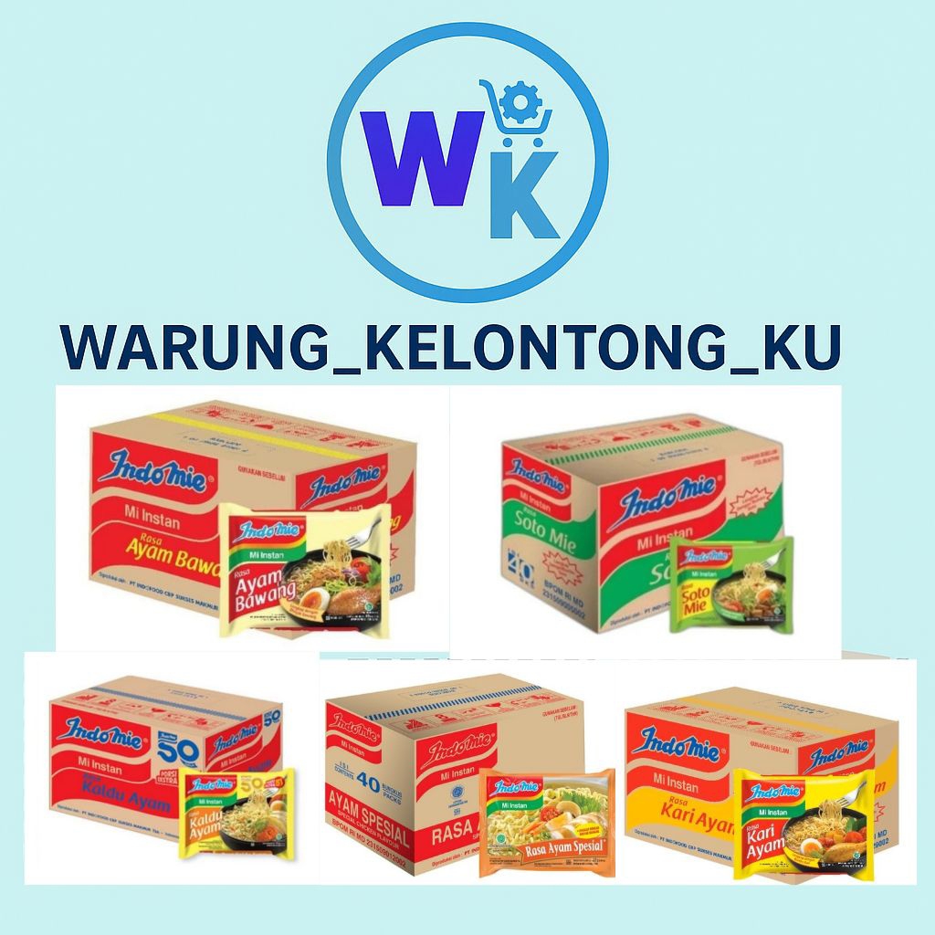 

Indomie Kuah Varian Lengkap! (Ayam Bawang, Kaldu Ayam, Kari Ayam, Soto Mie, Ayam Spesial, Soto Lamongan) Promo 5pcs/10pcs/20pcs – Bisa MIX Rasa(Chat Dulu!)