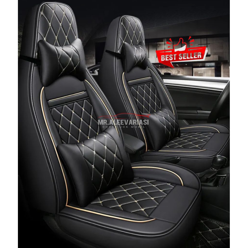 Sarung Jok Mobil Honda BRIO Satya BRIO RS 2015 - 2025 Fullset Depan Belakang