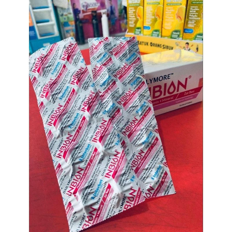 Inbion kapsul multivitamin plus mineral zat besi penambah darah