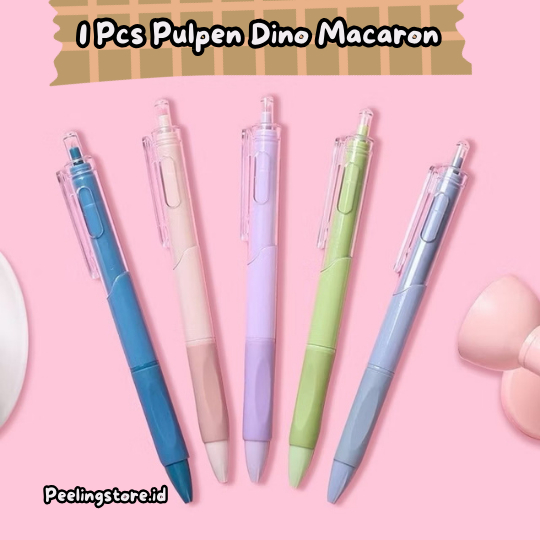 

Pulpen Dino Macaron/ Ink Gelpen/ Pulpen/ Bolpen 0.5mm hitam/ Pulpen/ Bolpoint/