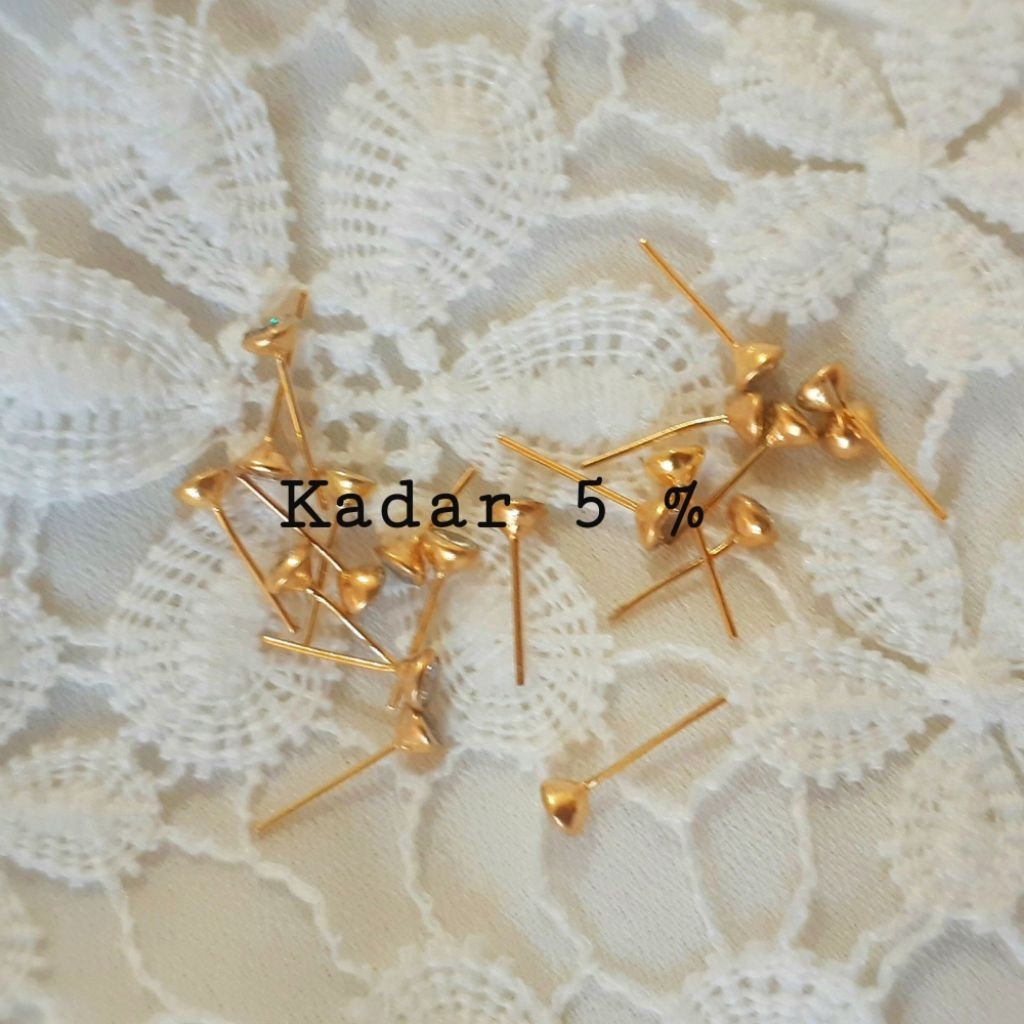 Anting Emas Muda Tindik Bayi 1/4 Gram