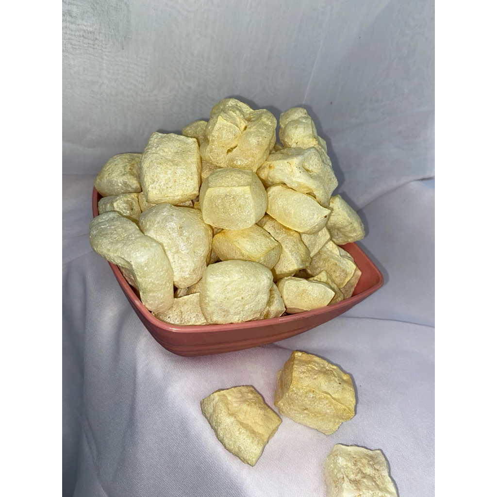 

1 Ball Kerupuk Rambak Kulit Sapi Asli 200gr, Camilan Siap Makan Renyah Gurih Nagih Tanpa Bahan Pengawet