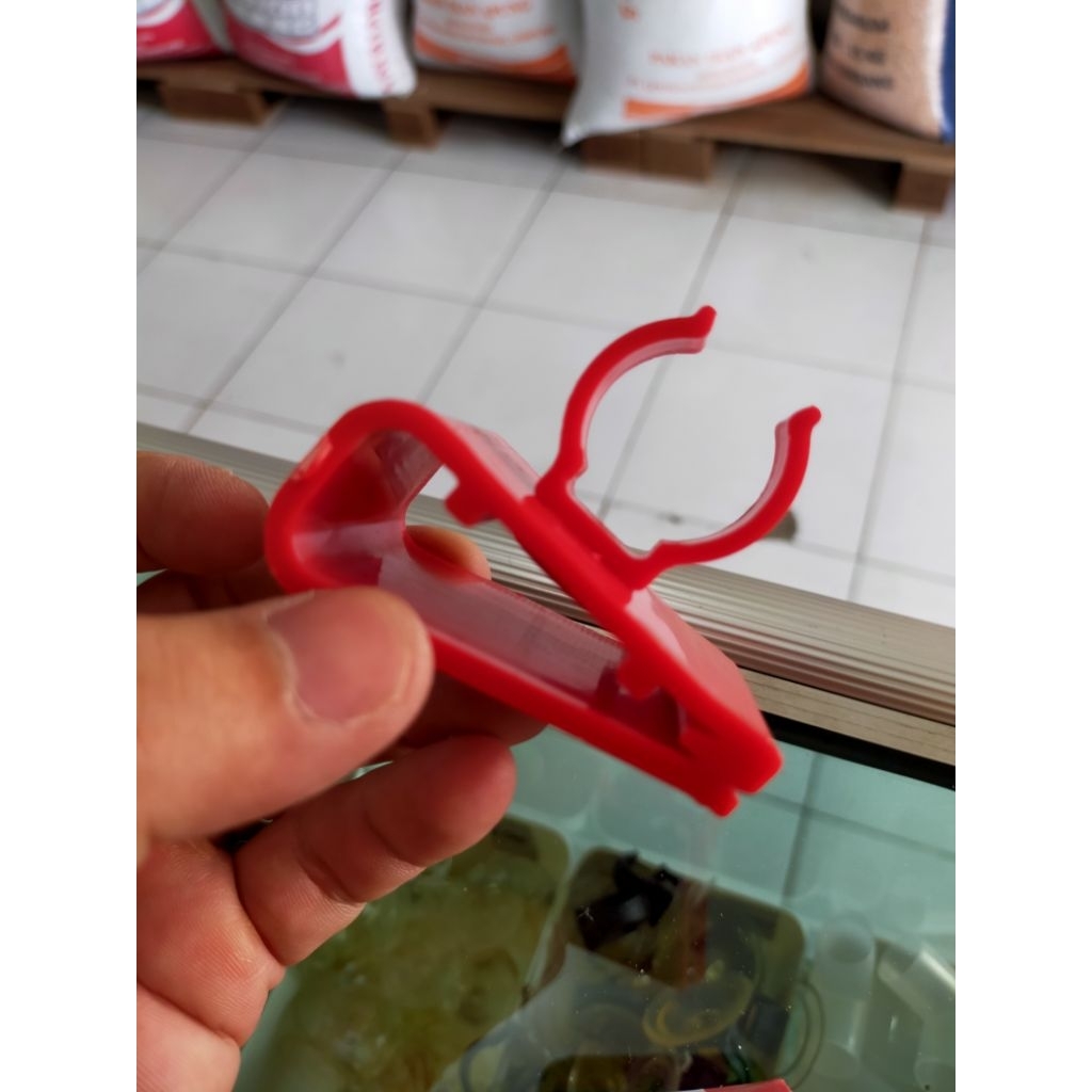 Dudukan lampu/ klip lampu T5 LED aquarium