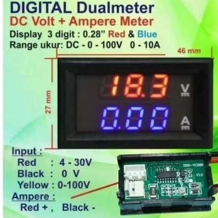 DC Amper meter | Amper meter DC 10A/100V
