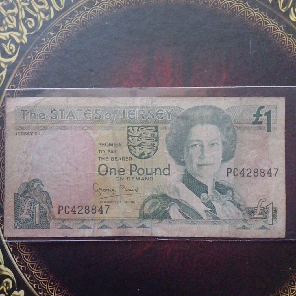 Uang Jersey 1 pound vf