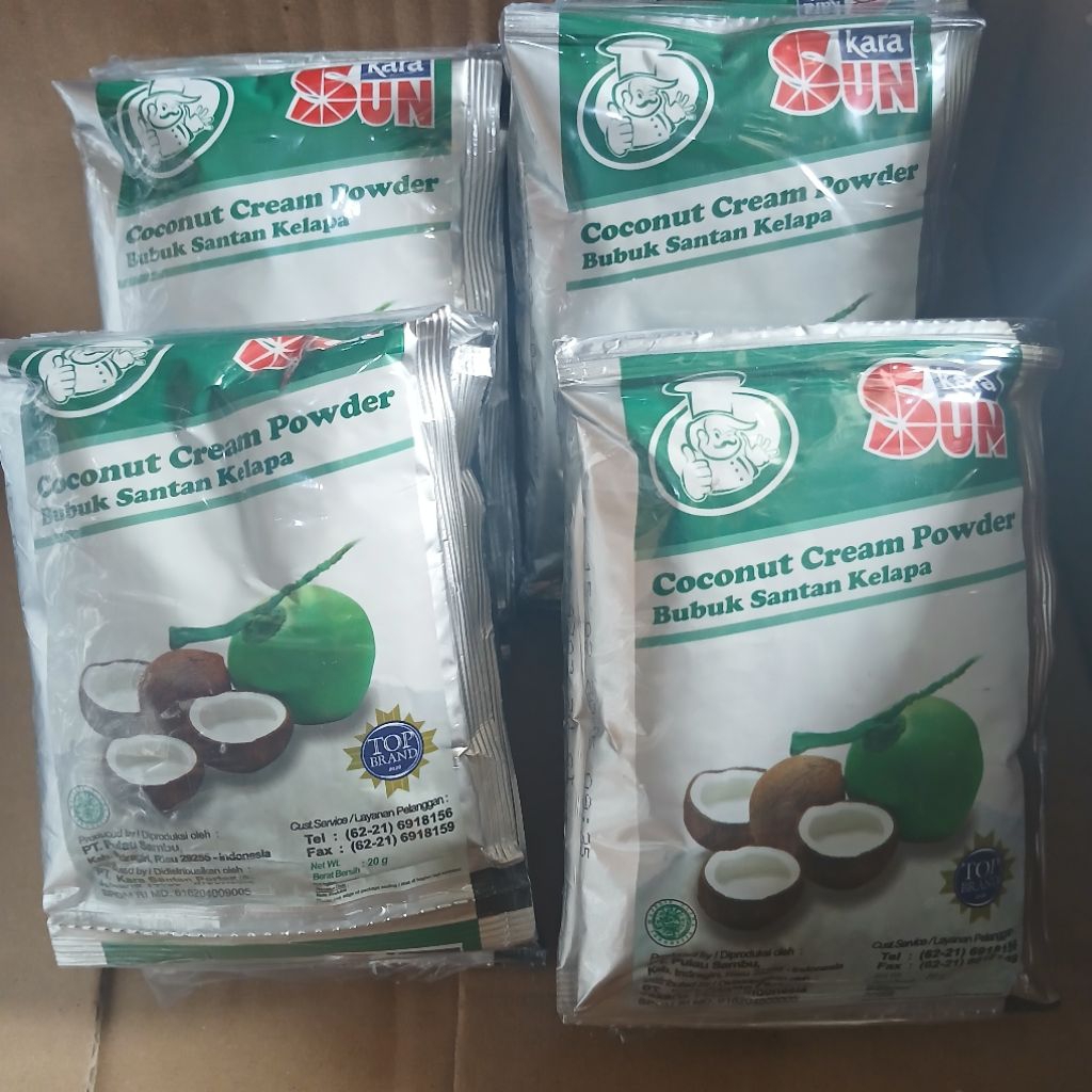 

SUN Kara Bubuk Santan Kelapa 20gr | Paket 5 PCS