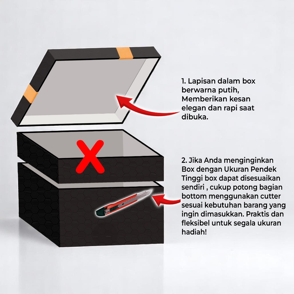 Kotak Kado Gift Box Aesthetic Besar