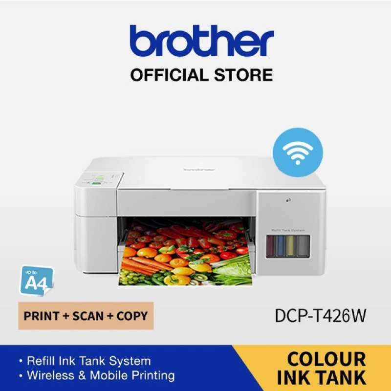 Printer Brother Multifunction DCP T426W DCP-T426W All In One Wifi Print Scan Copy Original Garansi R
