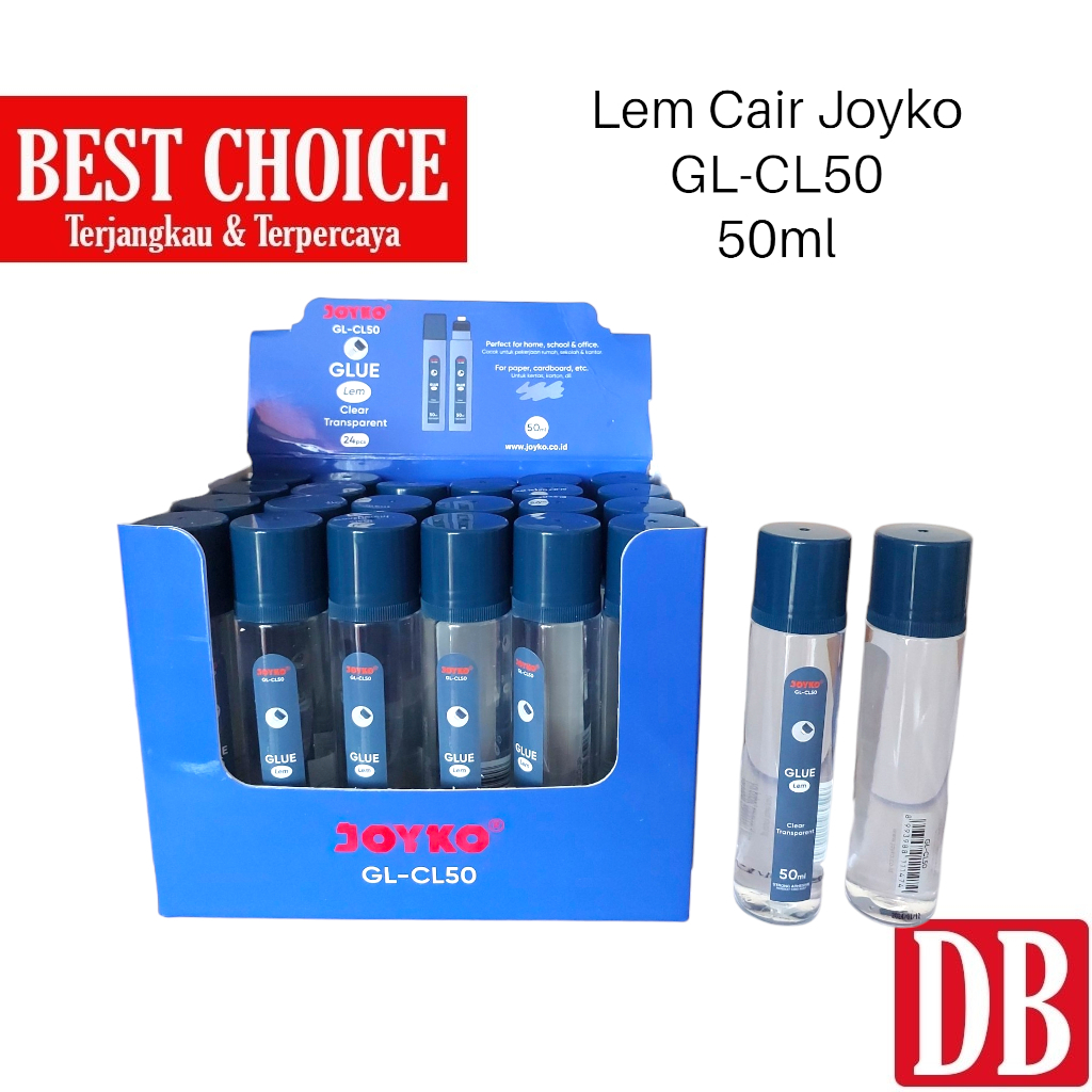 

Liquid Glue Lem Cair Joyko GL-CL50 50ml - Lem Kertas Multipurpose Serbaguna