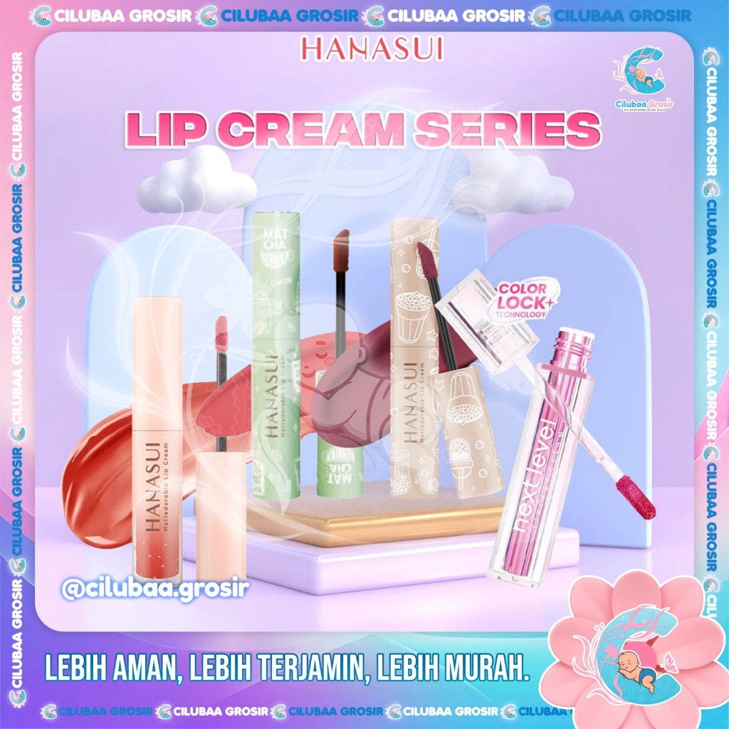 HANASUI Mattedorable Lip Cream Boba || Mattedorable Lip Cream || Matcha Hanasui Edition || Next Leve