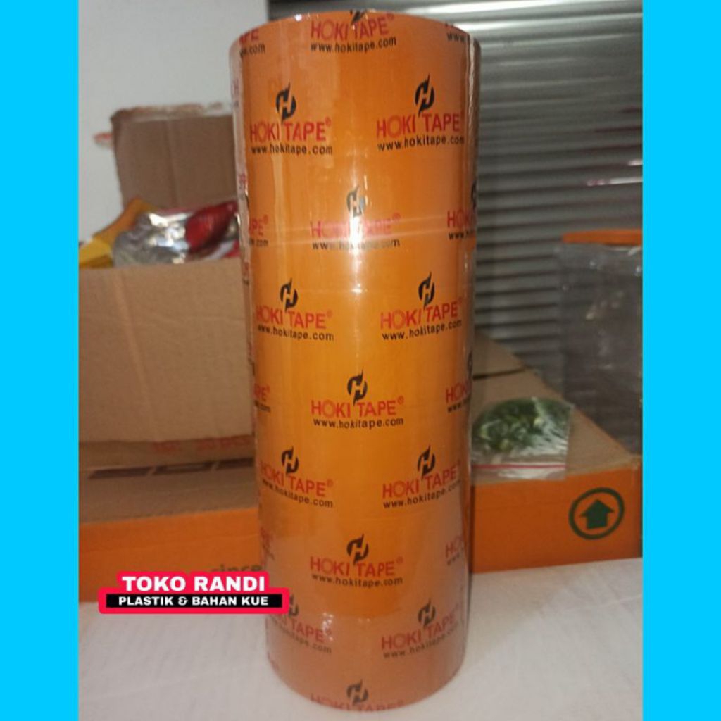 

Lakban / Selotip Coklat Hoki Tape 90 yard 1Lusin Dan 1/2Lusin