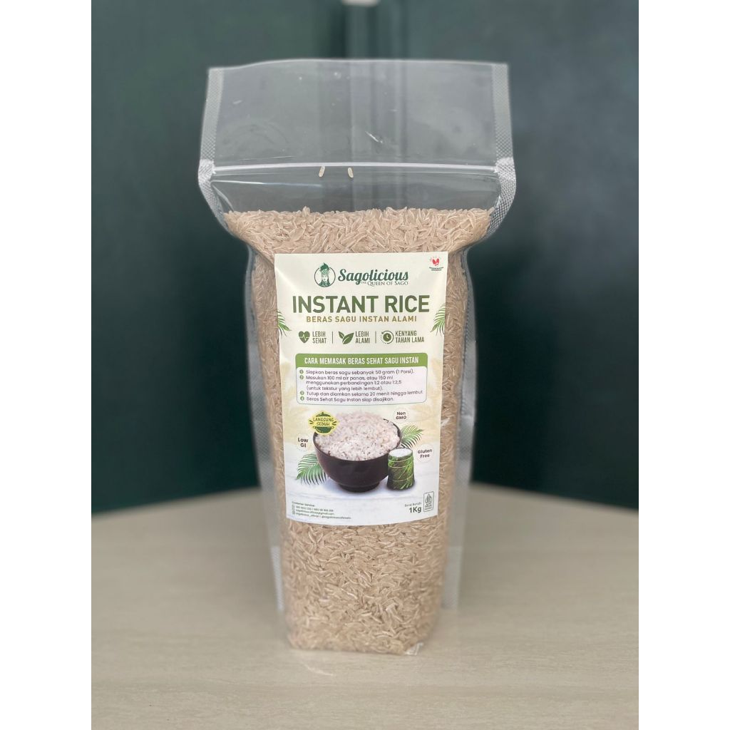 

Sagolicious Instant Rice Beras Sagu Instant Alami 1000 Gr