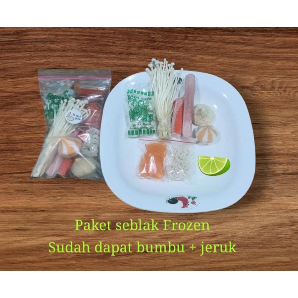 

Seblak Frozen paket kumplit